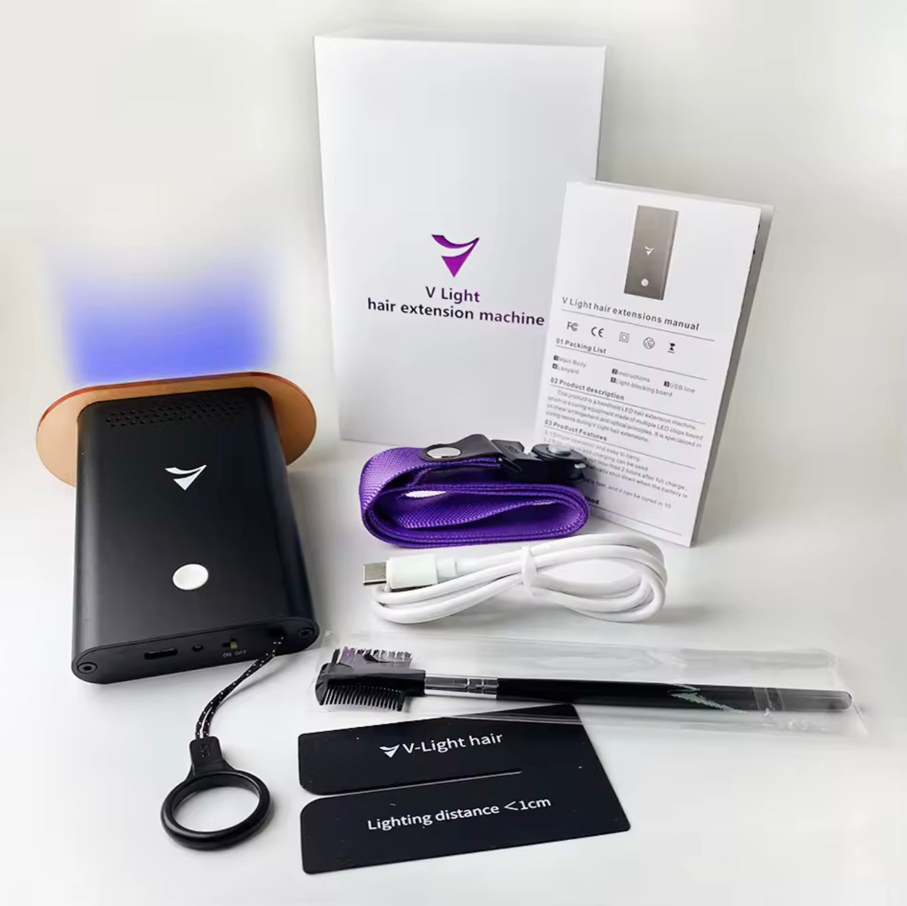 V Light Hair Extensions Kit - Salon-Quality Hair Extensions
