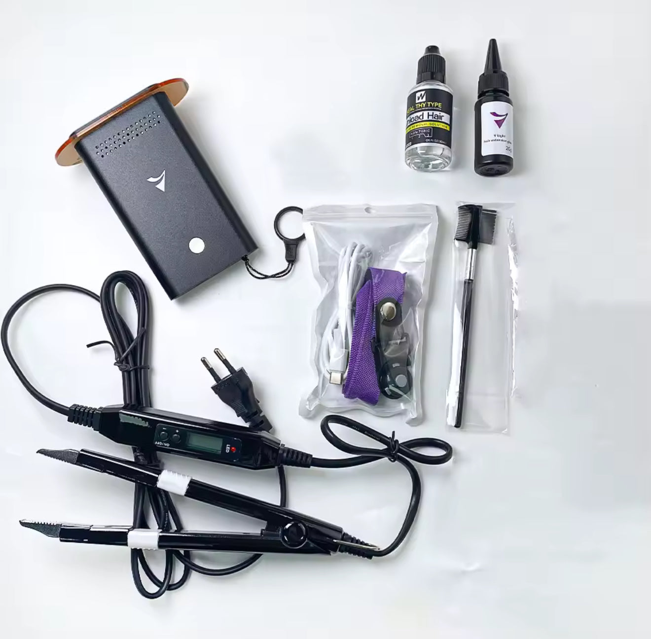 V Light Hair Extensions Kit - Salon-Quality Hair Extensions
