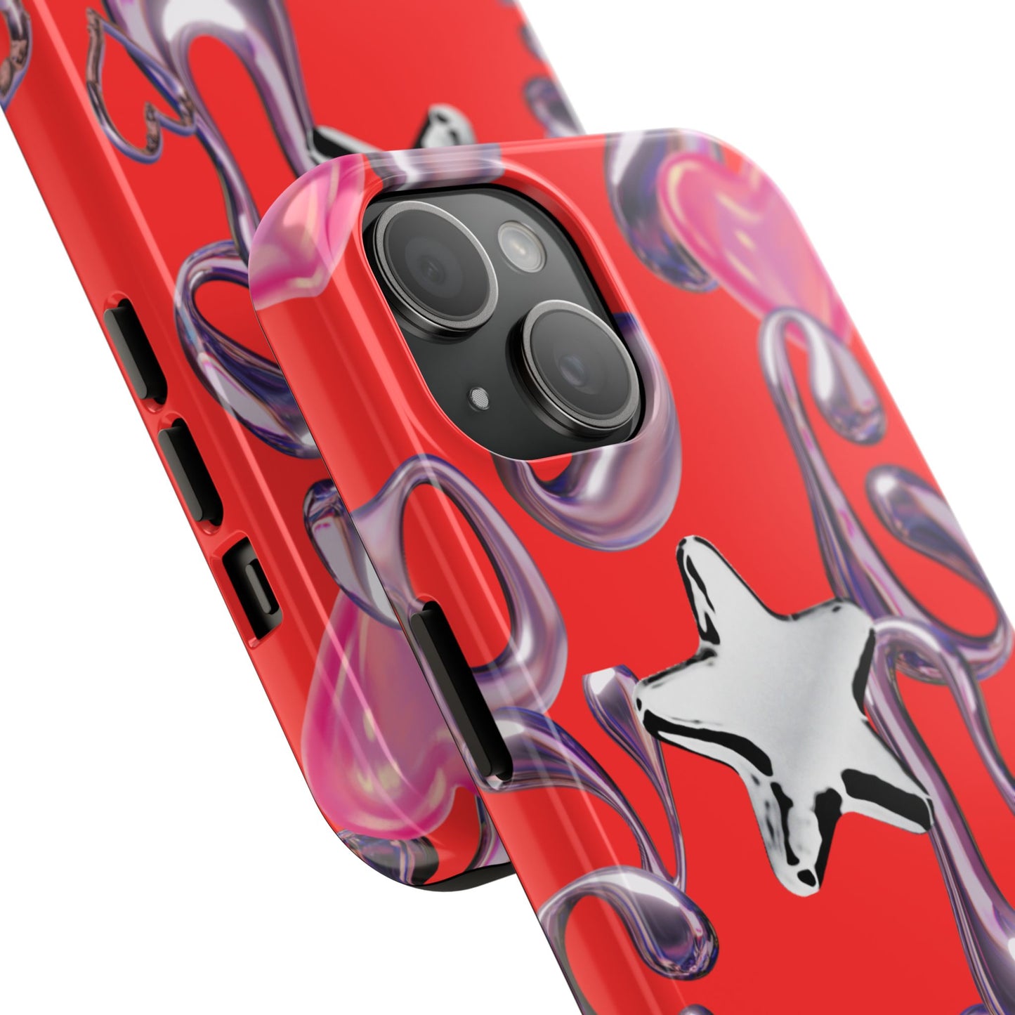 Vibrant Star Design Tough Phone Case - Cute & Stylish Protection