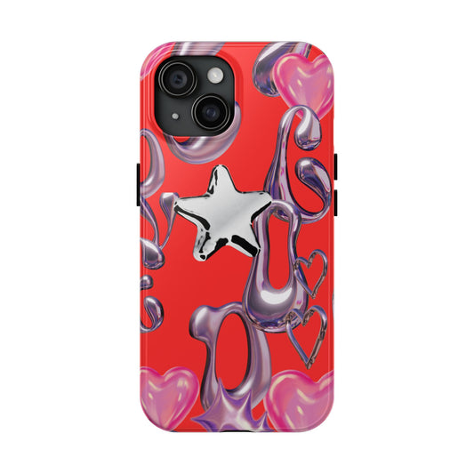 Vibrant Star Design Tough Phone Case - Cute & Stylish Protection